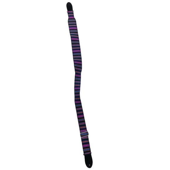 Henry Heller Multicolor Stripes Guitar Strap 48-in - Picture 6 of 13